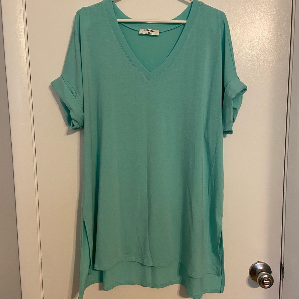 Zenana aqua tunic